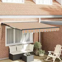 Ištraukiama markizė Spalvotas dryžius 350x250 cm audinys 3330302