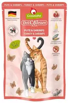 Fox4Pets Kačių Maistas - GRANATAPET DeliCATessen Turkija ir Krevetės Drėgnas Maistas 85g