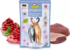 Fox4Pets Kačių Maistas - GRANATAPET DeliCATessen Tunų ir Antienos Drėgnas Maistas 85g