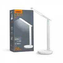 Įkraunama dimeriuojama LED stalinė lempa 5W 250Lm 1800/3000/4000/5000K Li-ion 2600mAh, VIDEX VL-TF16W | baltas – Autonominis veikimas iš įmontuoto Li-ion akumuliatoriaus