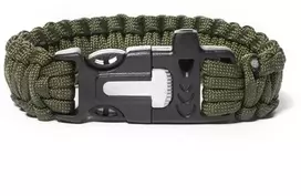 Išgyvenimo apyrankė 3in1 ARMY Žalias