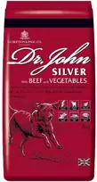 Šunų Maistas - DR JOHN Sidabrinis jautienos sausas šunų maistas 15kg 18% baltymų 6% riebalų