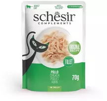 Agras Pet Foods Kačių Maistas - SCHESIR Vištienos Filė Želyje Drėgnas Maistas 70g Be Glitimo