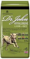 DR JOHN Hypoallergenic ėriena with ryžiai – sausas Maistas šunims – 12,5kg