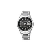 CITIZEN 50 meters waterproof, light Quartz, titanium strap, , men's watch, black dial AT6030-51E juoda