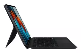 EF-DT870BBE Samsung Book French Keyboard Case for Galaxy Tab S7 S8 Juodas