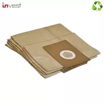 Invest Eco Paper Dulkių siurblių maišeliai Karcher 6.906-101 NT 351 Eco 361 AM TEA (5vnt.)