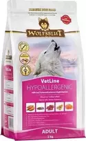 WOLFSBLUT VetLine Hypoallergenic Horse with sweet potatoes – sausas Maistas šunims – 2kg