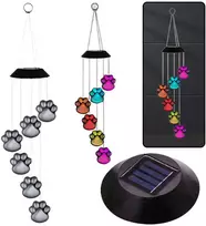 Lean Saulės sodo LED šviestuvas šuns pėdutės formos, 70 cm