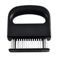48-Needle Meat Tenderizer with Ergonomic Handle Stainless Steel Steak Needle Tool for Breaking Connective Tissue Fast Marinating Essential Kitchen juoda
