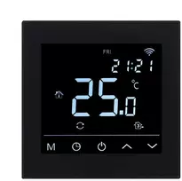 Termostatas HEATCOM HC91 Wi-Fi, juodas