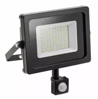 GTV LED prožektorius iNEXT su judesio jutikliu 50W 4000lm, PF>0,9, RA>80, IP65, 120°, 6400K, j