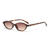 New Retro Cat Eye Sunnies Leopard Print PC Women HD Sunglasses Costume Accessory Decorative Anti-UV Glasses Punk Style