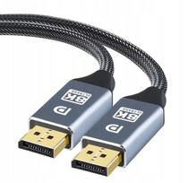 Kabel Displayport 1.4 8K 60Hz Rozdzielczość 4K 144Hz Dp-Dp Hdr Monitor 3M
