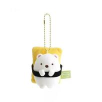 Cute Rilakkuma & Korilakkuma Japanese Kimono & Sushi Series Plush Keychain Bag Charm Pendant for Backpacks Decor Gift for Girls