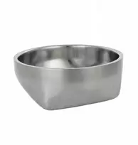 Pets Collection dubenėlis pod�u�na, šuniui, nerūdijantis plienas, su podw�jnymi �ciankami, 21cm