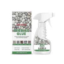 Waterproof Pebble Adhesive - Frost-Resistant Strong Bonding Agent for Stones & Pebbles, Quick Drying, 120ml, Easy Spray Application for Durable Outdoo
