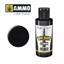 AMMO by MIG Jimenez AMMO MIG One Shot gruntas – juodas, 60 ml, vandens pagrindo