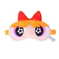 Skrendančios mergaitės Power Puff Girls pliušinė akių kaukė su itin minkštu trumpu pliušu mergaitėms ir vaikams oranžinė
