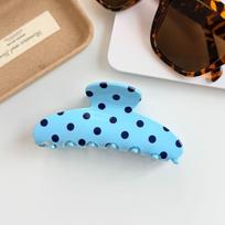 Large Polka Dot Hair Clip Retro Grab Clip Personalized Acetate Shark Clip  Hair Accessories mėlyna