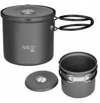 Nils Extreme NC4202 ALIUMINIO TURISTINIS PUODELIS SU DANGTELIU 1000 ML NILS CAMP