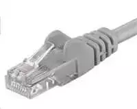 „PremiumCord“ jungiamasis kabelis UTP RJ45-RJ45 CAT6, 50 m, pilkas