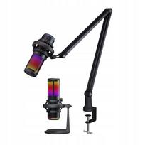 Mikrofon Gamingowy Preyon Osprey Scream Rgb Usb Pojemnościowy Statyw