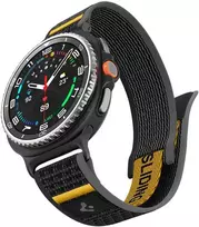 Spigen Athlex Air aktyvus dirželis, juodas - Samsung Galaxy Watch 8 46 mm/44 mm/40 mm