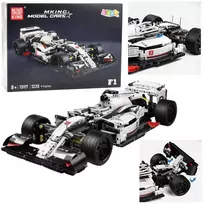 Lean Toys Konstruktoriaus rinkinys Mudking 13117 F1 lenktyninis automobilis, 1235 dalys