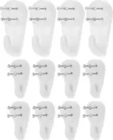 FX Tools Kabliukai betono fasadams 12 vnt. Balti