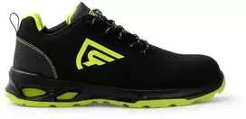 Roly Sportiniai darbo batai su nubuko mikropluoštu CERYSON Juoda/fluoro geltona