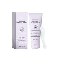 Body Hair Removal Cream Gentle Formula for All Skin Types Suitable for Delicate Skin Easy Application with Included Spatula 100g 3 53oz one size