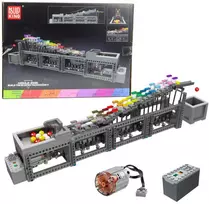 Lean Toys Konstruktorius su elektriniu varikliu, 1038 dalys
