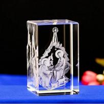 6 rūšys krikščioniškos katalikiškos Jėzaus portreto kristalinės puošmenos kūrybiškas 3D raižytas kryžius namų dekoravimo aksesuarai modernus dekoras