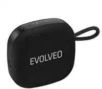 Garsiakalbis Evolveo TopSound, belaidis neperšlampamas bluetooth reproduktor s rádiem juoda