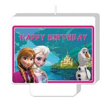 Świeczka Happy Birthday Frozen - Kraina Lodu
