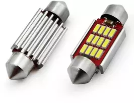 Amio LED lemputės C5W C10W 41mm 12V-24V