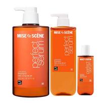 Mise en Scene Perfect Original Serum Šampūnas Triguba pakuotė Didelės talpos 900ml + 680ml + 140ml