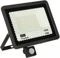 Ikonka Lauko LED prožektorius su judesio jutikliu, 100W