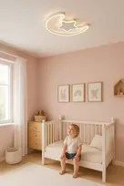 Pakabinamas šviestuvas LED lubų šviestuvas Lumela su pulteliu, balta, 40W, 5200 lm