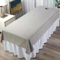 Beauty Salon Spa Bed Sheet Massage Treatment Bedspread Solid Color Cotton Soft Comfort Breathable Club Spa Bed Cover With Hole 80cmx200cm