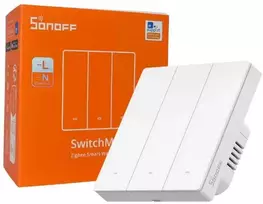 Sonoff SwitchMan ZBM5 Zigbee jungiklis 3 klavišų, baltas 86W