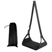 Adjustable Strap Plane Leg Rest Removable Pad Portable Desk Footrest Leg Comfort Mat  Long Journey rožinė