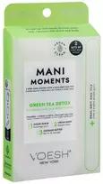 Voesh „Mani Moments Duo“ 2 rinkiniai 3 žingsnių žaliosios arbatos detoksikaciniam manikiūrui