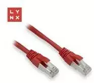 LYNX FTP jungiamasis kabelis Cat5e PVC, CCA, 20m, raudonas