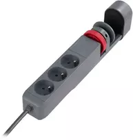 Orno Przedłużacz 3 krypčių stalo prailgintuvas 2P+Z, 1,5M H05VV-F 3x1,5mm², 2xUSB+1 C tipo