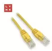 LYNX UTP jungiamasis kabelis Cat5e, PVC, CCA, 2m, geltonas