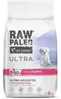 Vetexpert RAW PALEO Ultra Mini Puppy Pork – sausas Maistas šunims – 2kg