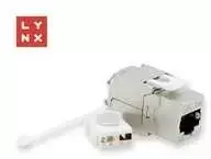LYNX keystone STP Cat5e, savisriegis, sidabrinis