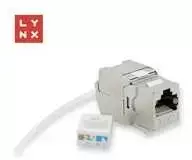 LYNX keystone STP Cat6, savisriegis, sidabrinis